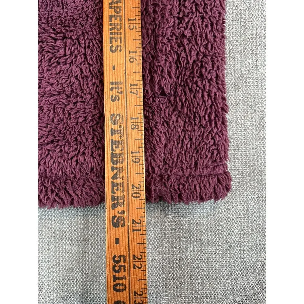 Patagonia Vest Girls (L - 12) Purple Los Gatos Deep Pile Full Zip Outdoor Hiking - Picture 5 of 7